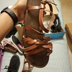 Brown sandals